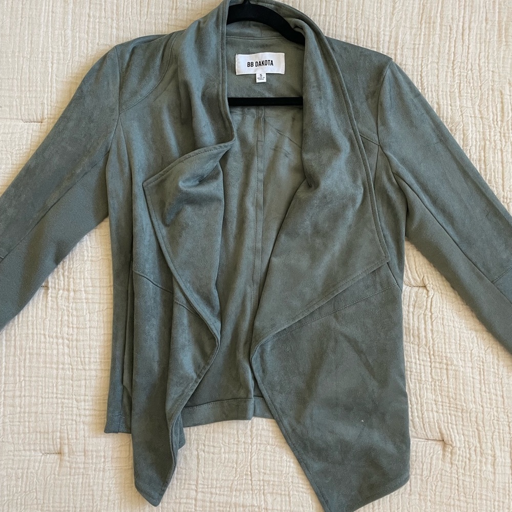 BBDakota suede waterfall jacket